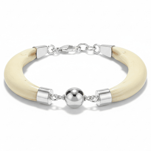 Pulsera de colmillos jabalí hembra