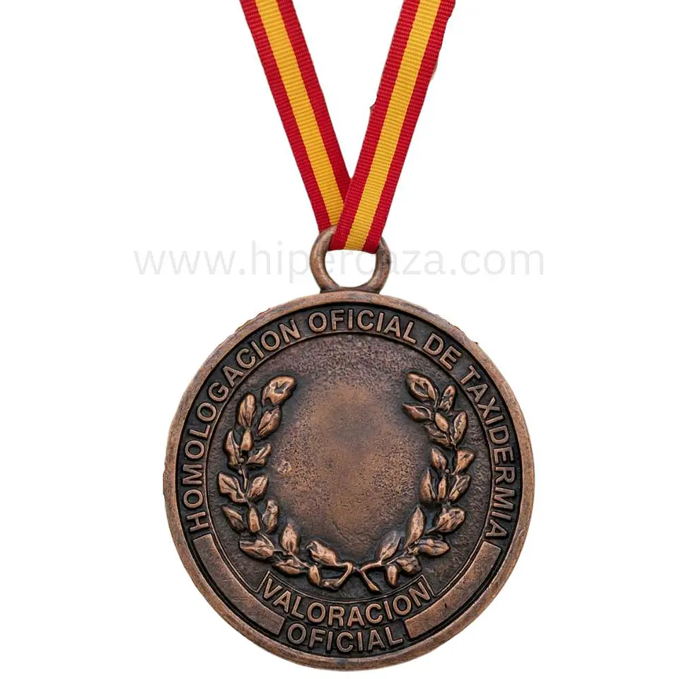 Medalla de homologación ciervo bronce  2