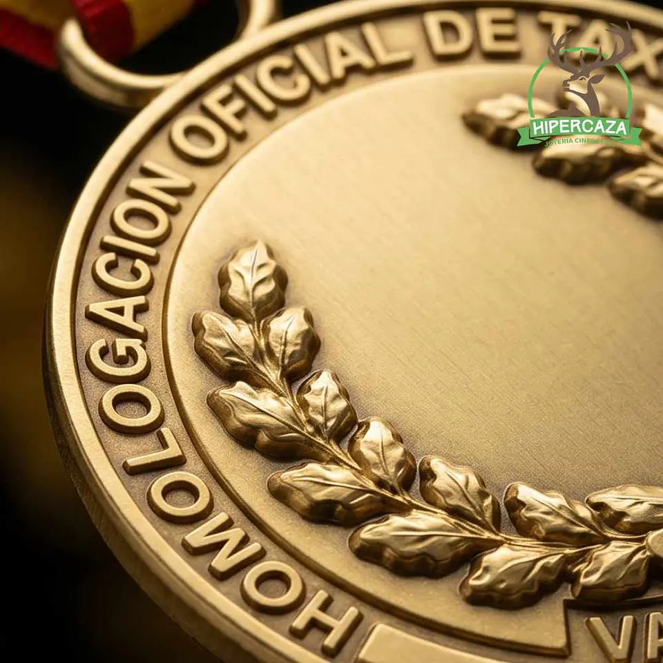 Medalla de homologación ciervo oro 5