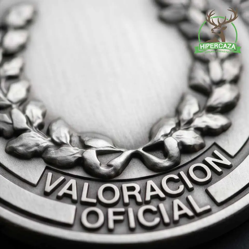 Medalla de homologación ciervo plata 5