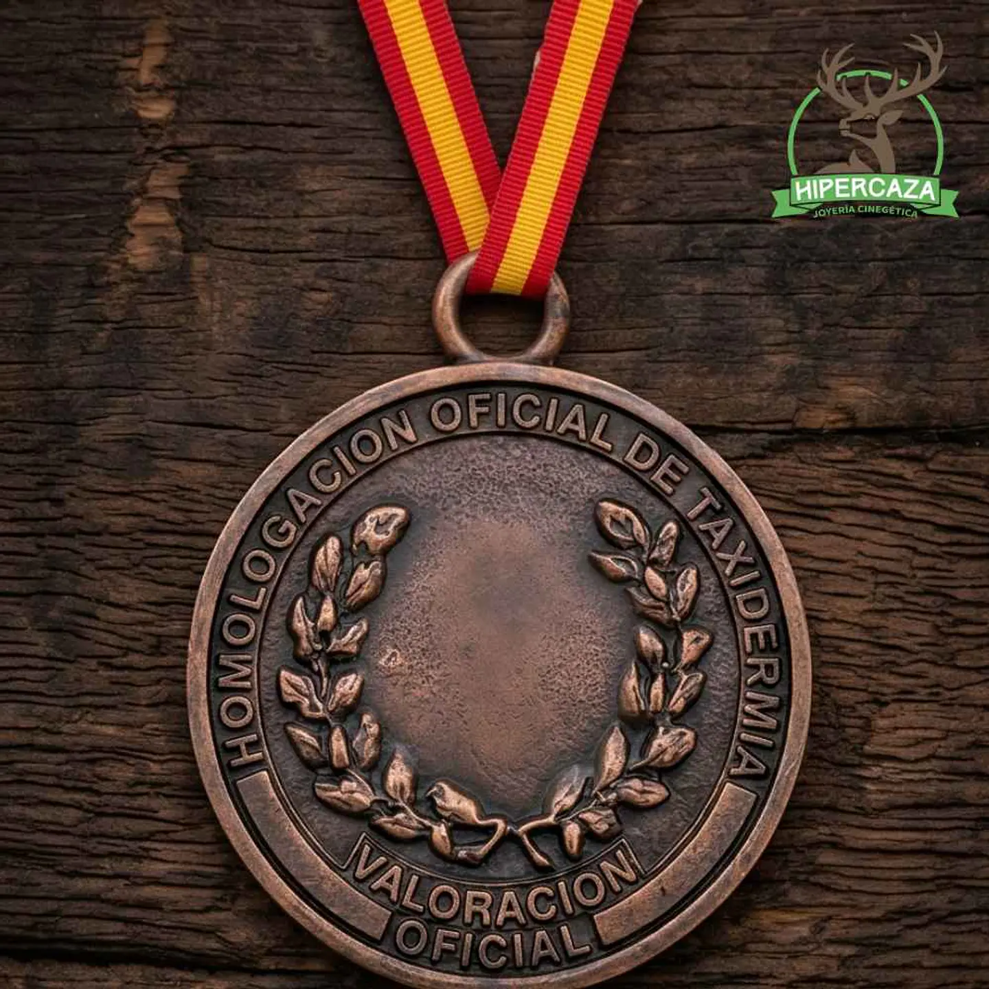 Medalla de homologación ciervo bronce  6