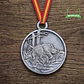 Medalla de homologación jabalí plata - Miniatura 4