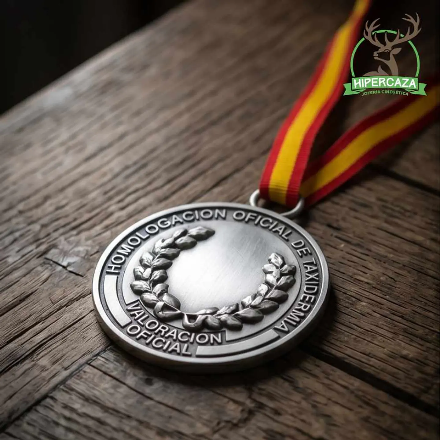 Medalla de homologación jabalí plata 6