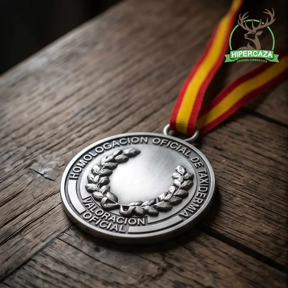 Medalla de homologación jabalí plata 6