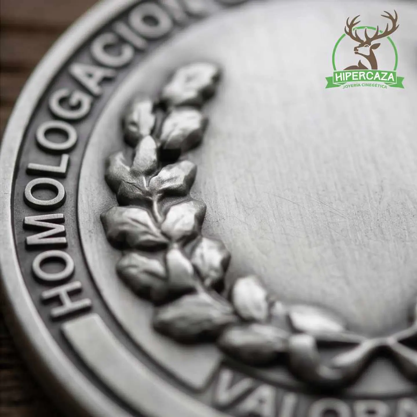 Medalla de homologación jabalí plata 5