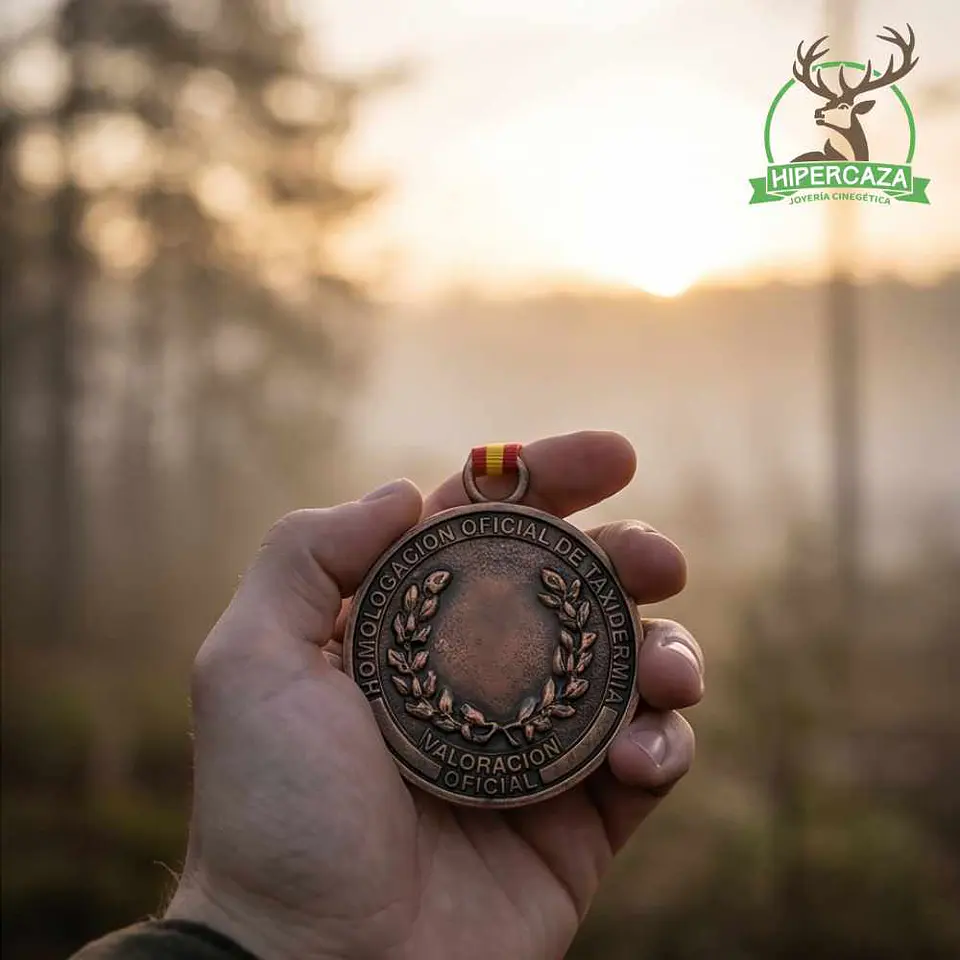 Medalla de homologación jabalí bronce 5