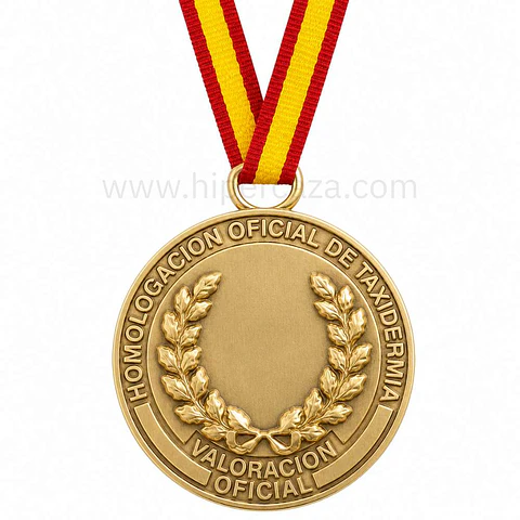 Medalla de homologación gamo oro