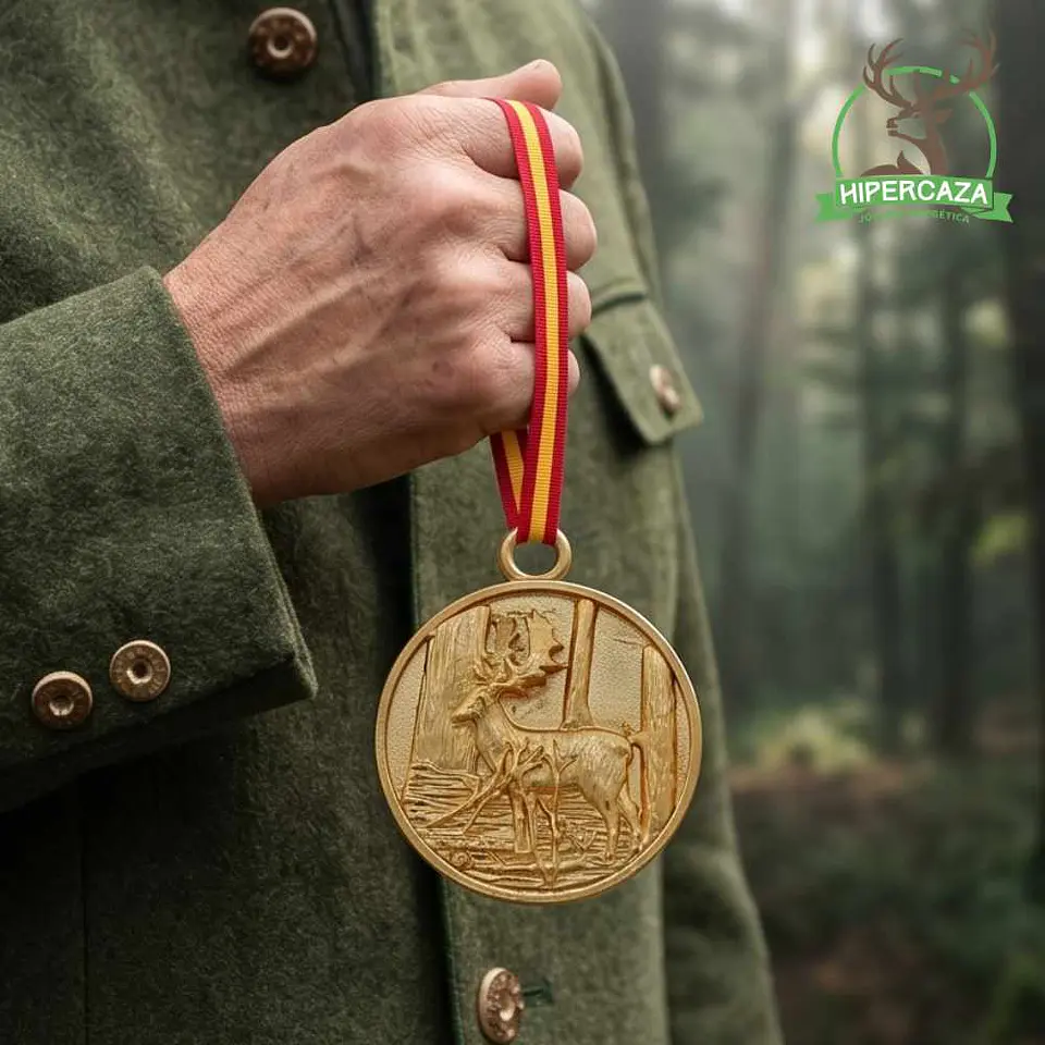 Medalla de homologación gamo oro 3