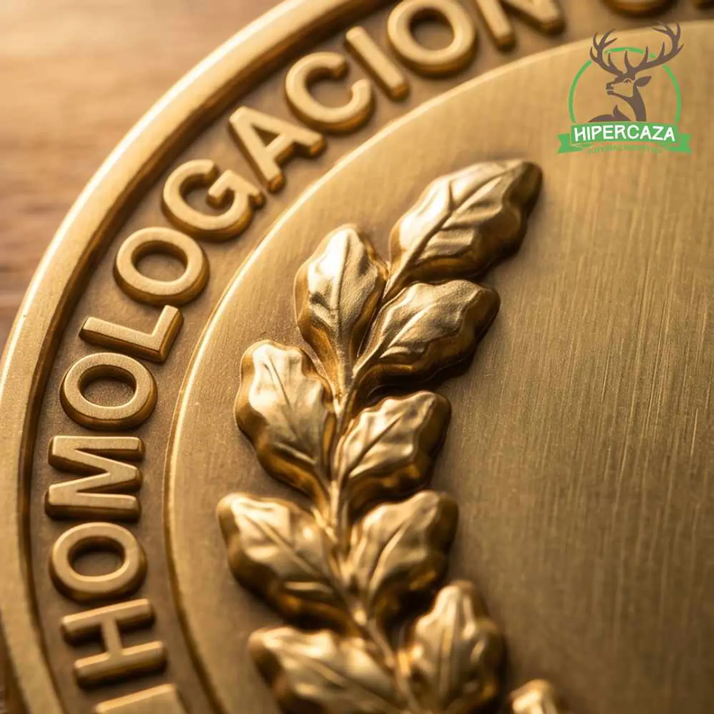 Medalla de homologación gamo oro 6