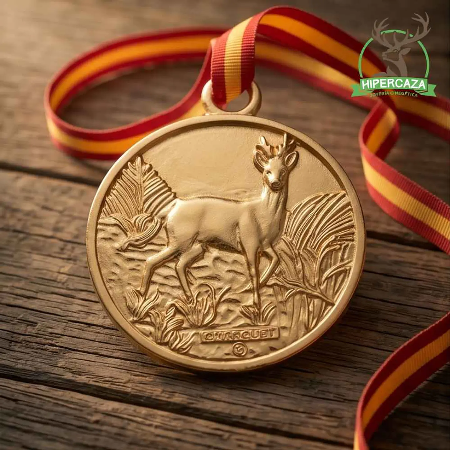 Medalla de homologación de corzo oro 4