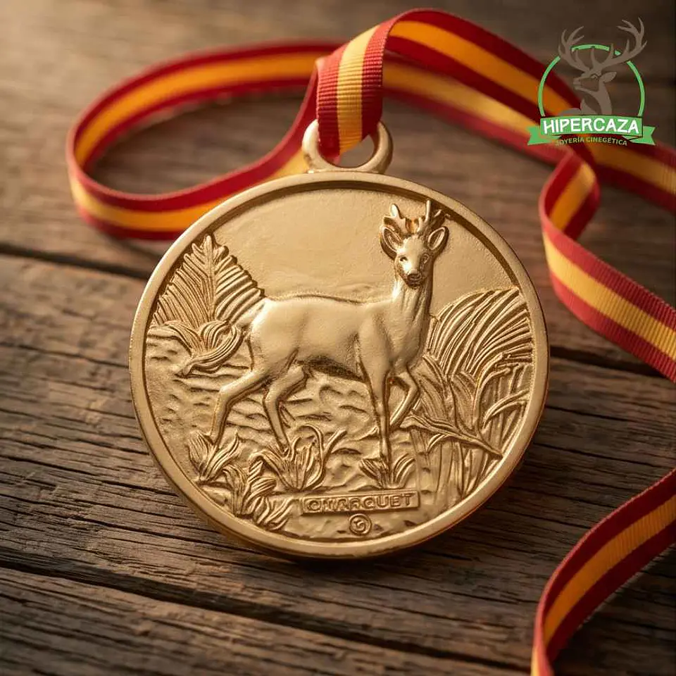 Medalla de homologación de corzo oro 4