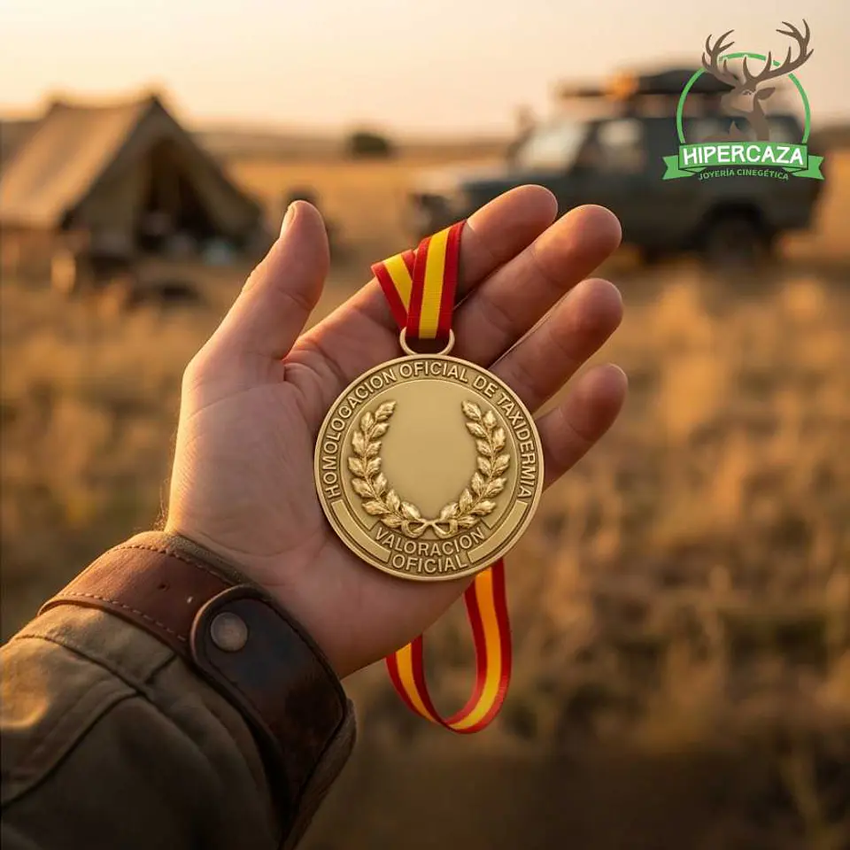 Medalla de homologación de corzo oro 6