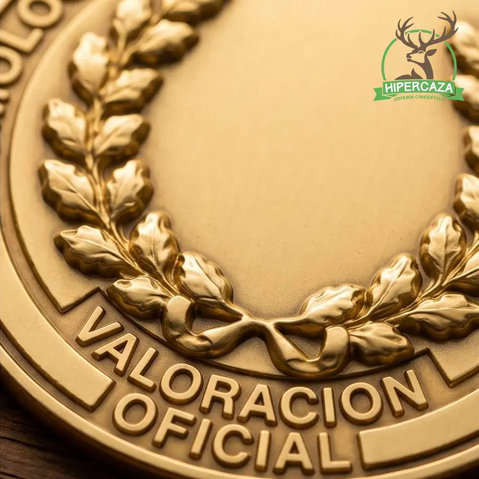 Medalla de homologación de corzo oro 5