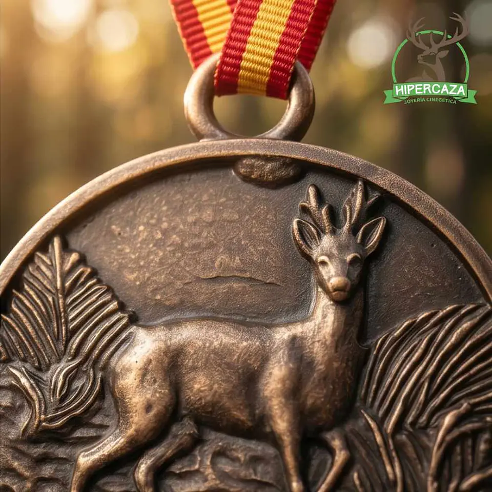 Medalla de homologación corzo bronce 3
