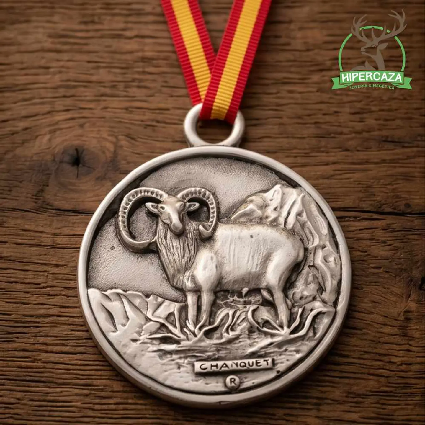 Medalla de homologación muflón plata 5