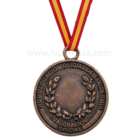 Medalla de homologación muflón bronce