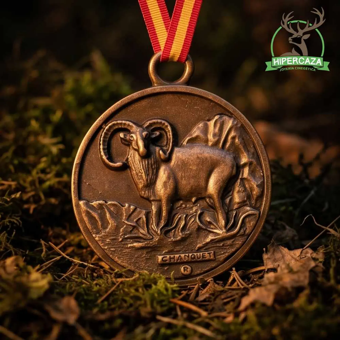 Medalla de homologación muflón bronce 3