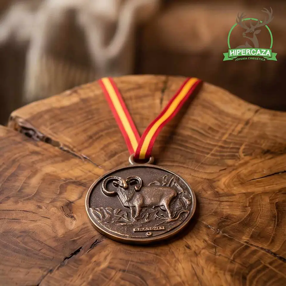 Medalla de homologación muflón bronce 6