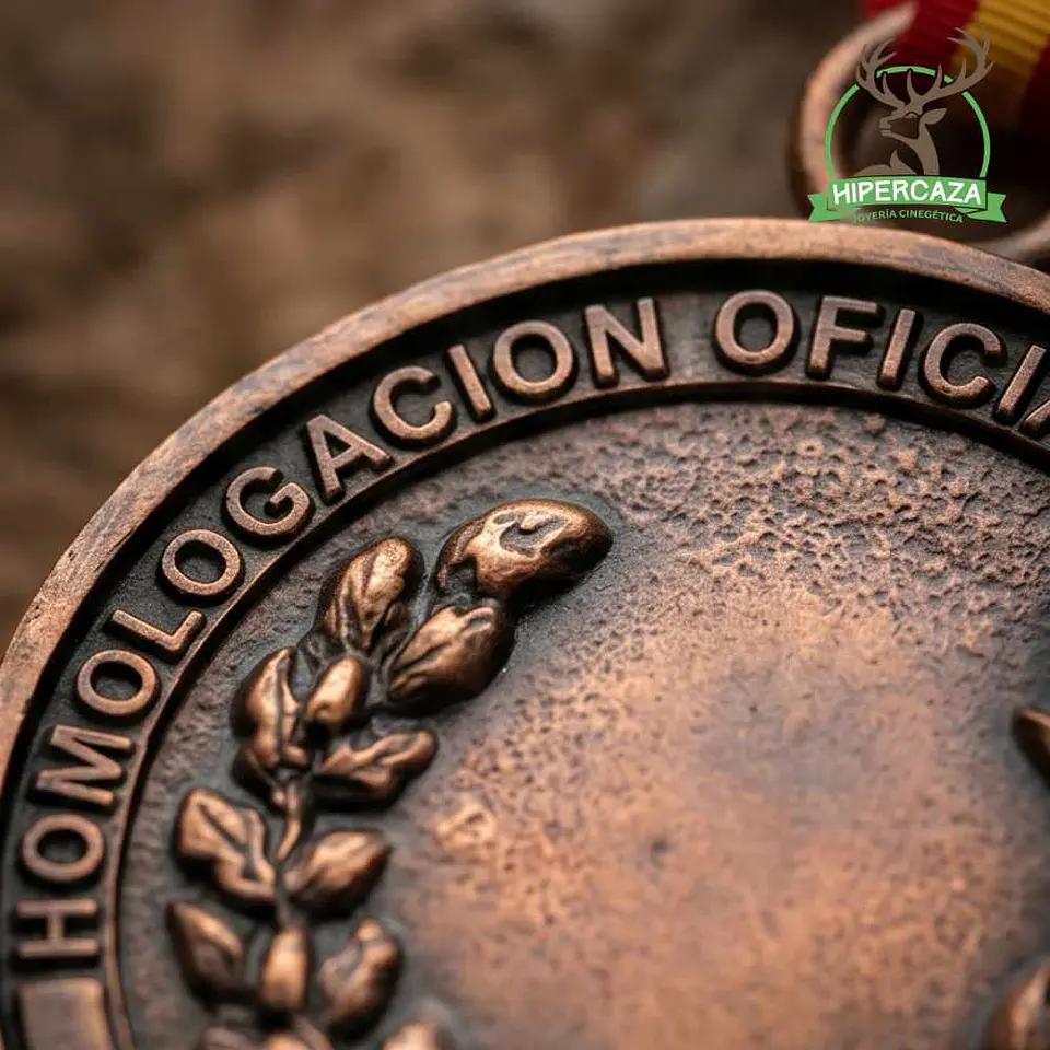 Medalla de homologación muflón bronce 8