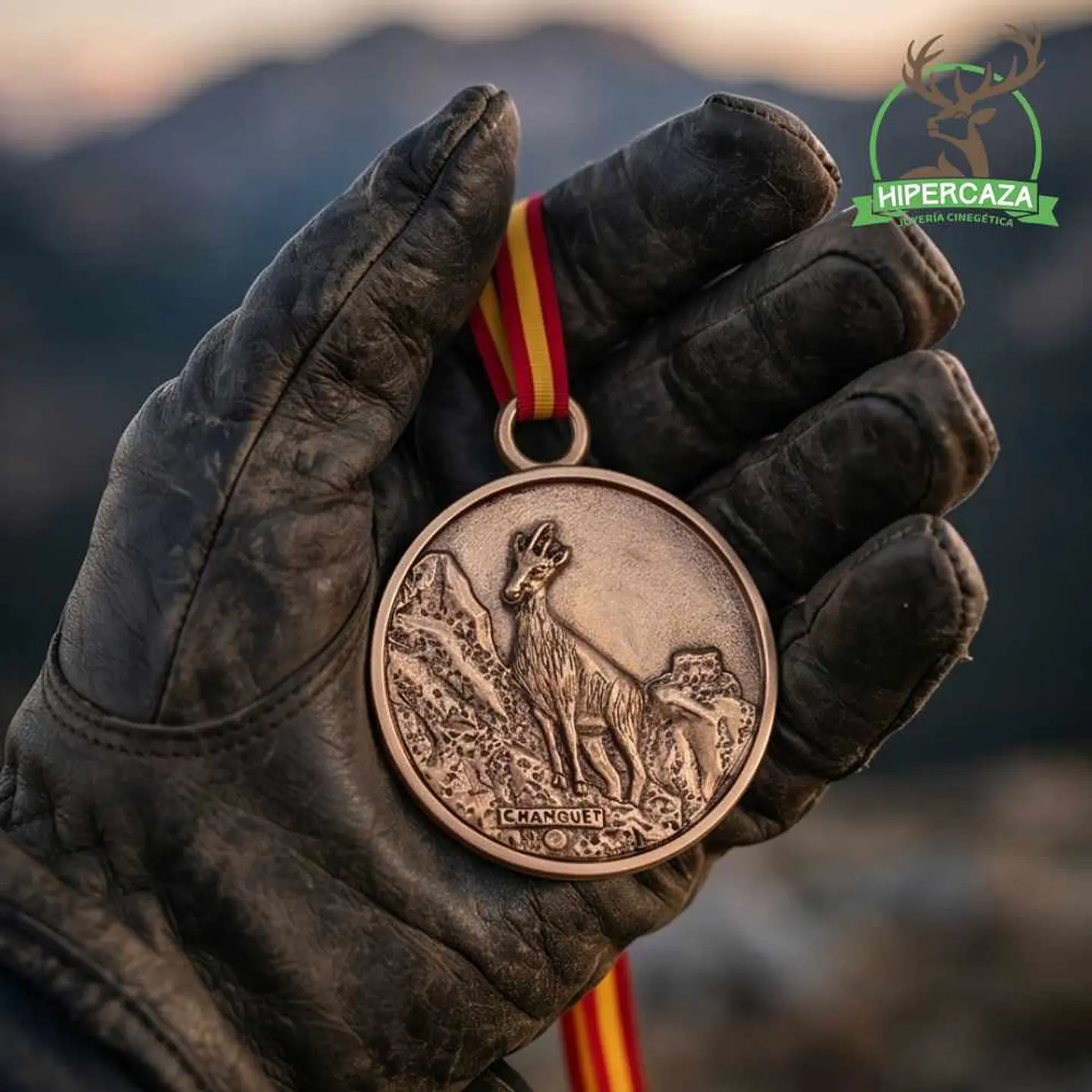 Medalla de homologación rebeco oro 3