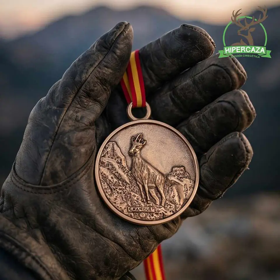 Medalla de homologación rebeco oro 3