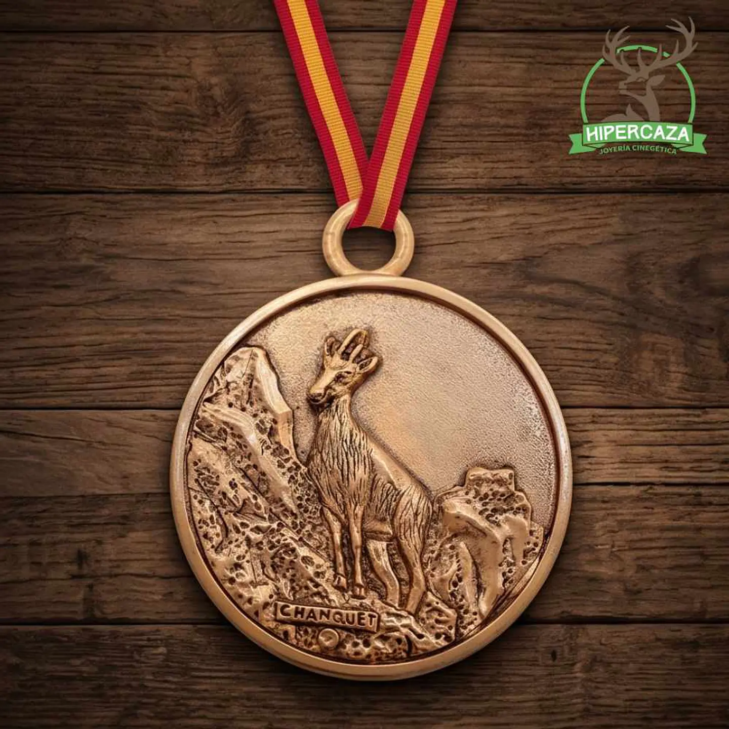 Medalla de homologación rebeco oro 4