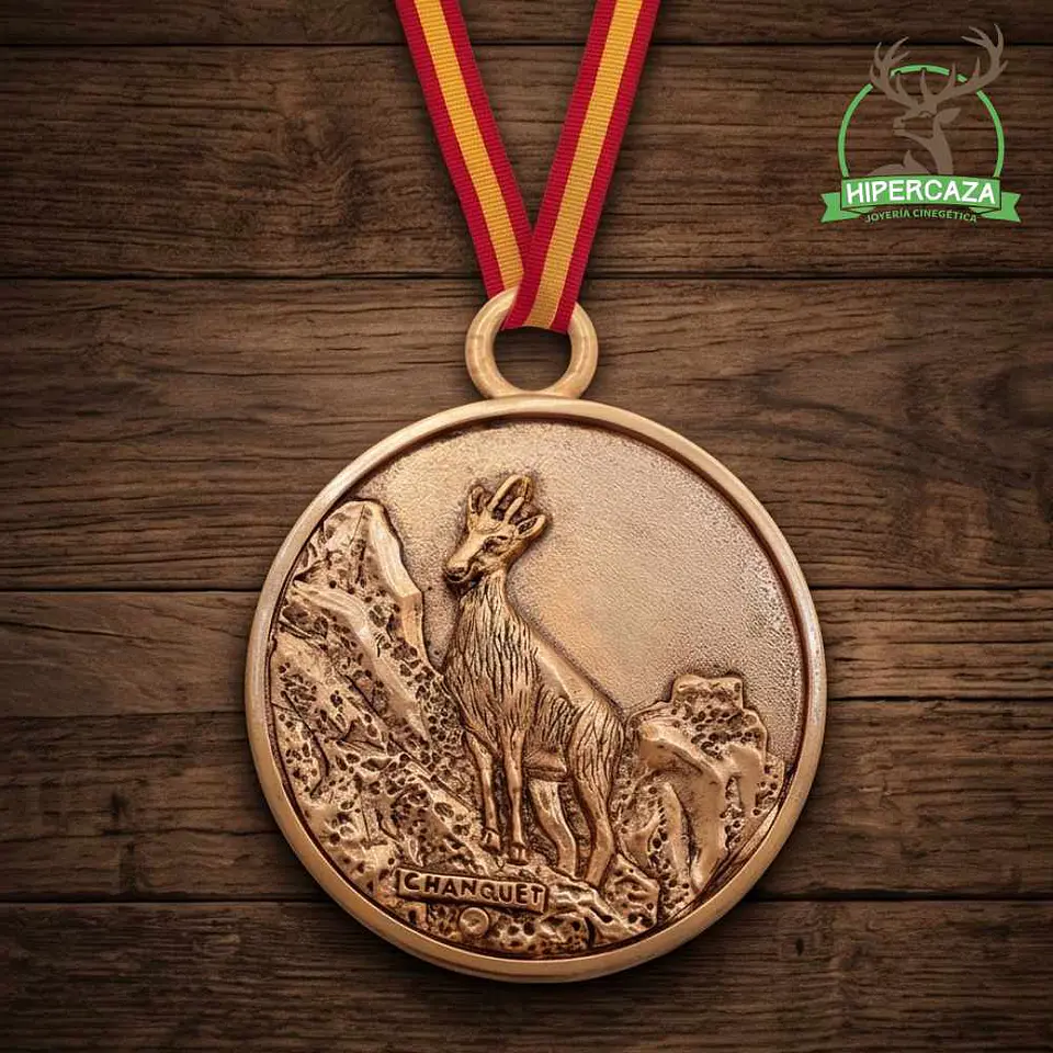 Medalla de homologación rebeco oro 4