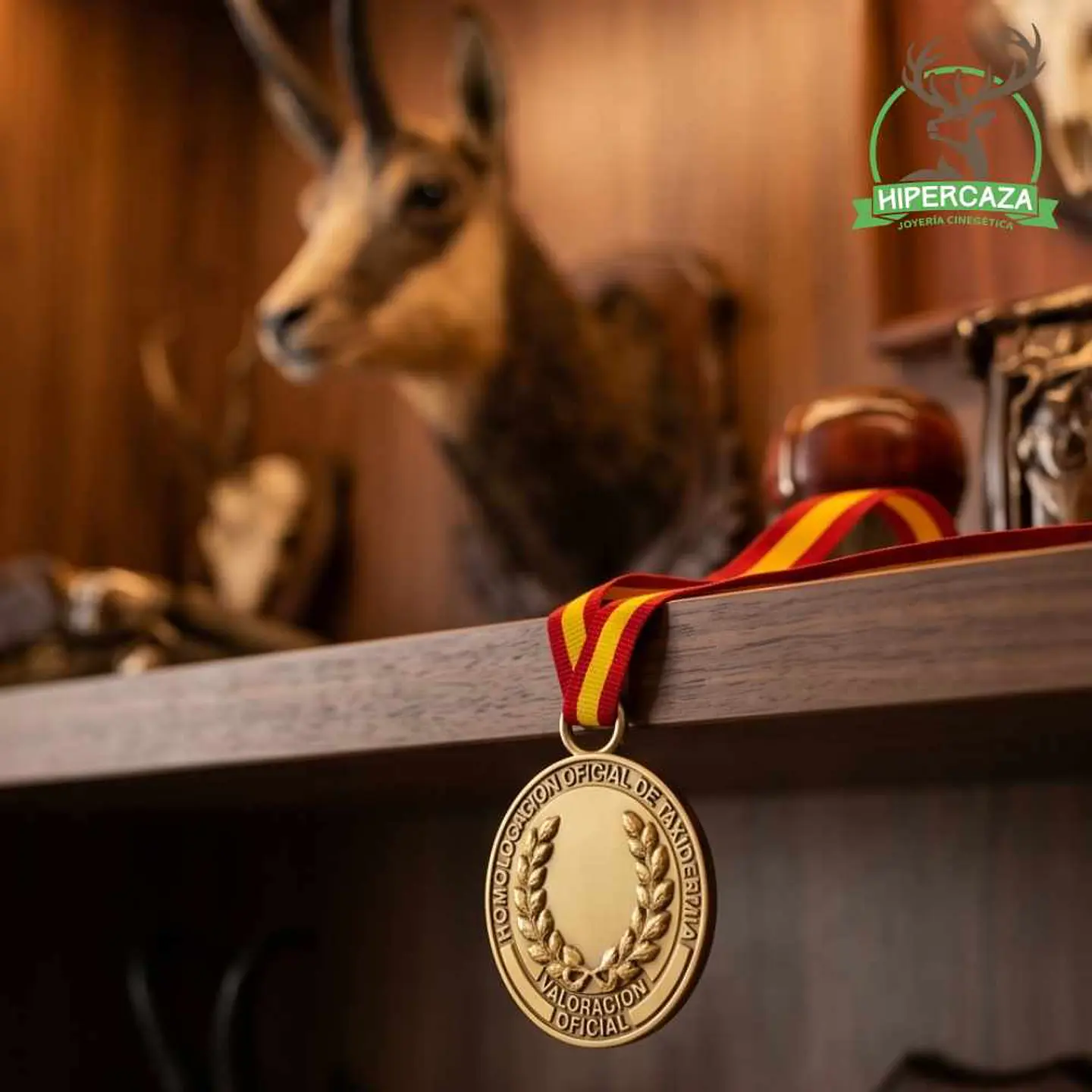 Medalla de homologación rebeco oro 7