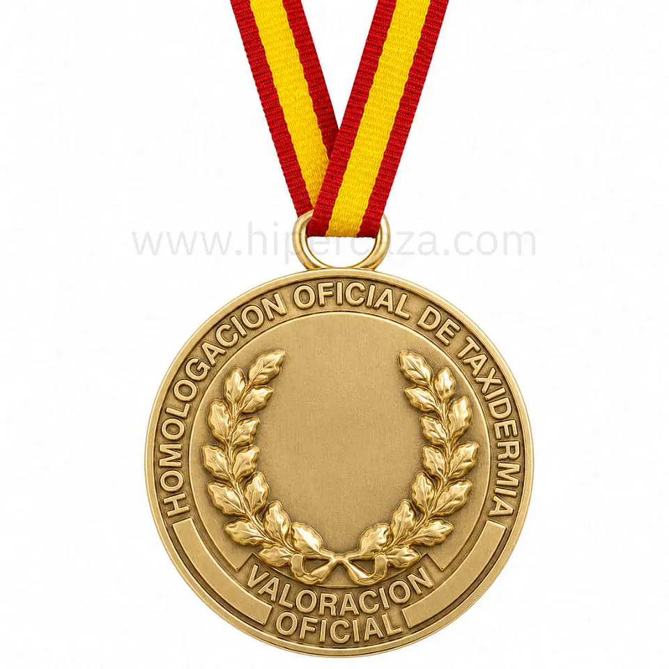 Medalla de homologación macho montés oro 2