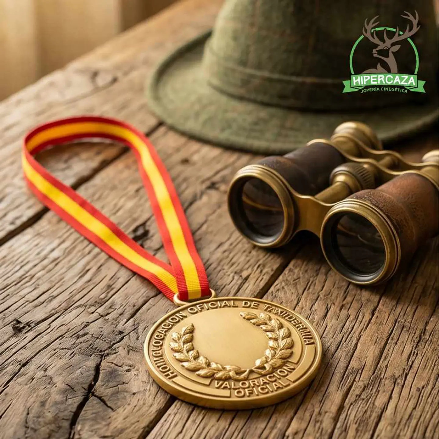 Medalla de homologación macho montés oro 8