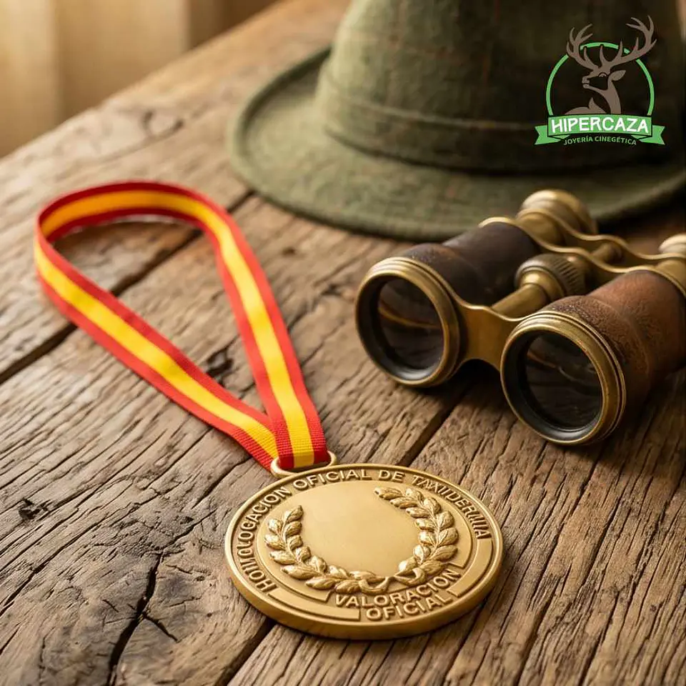 Medalla de homologación macho montés oro 8