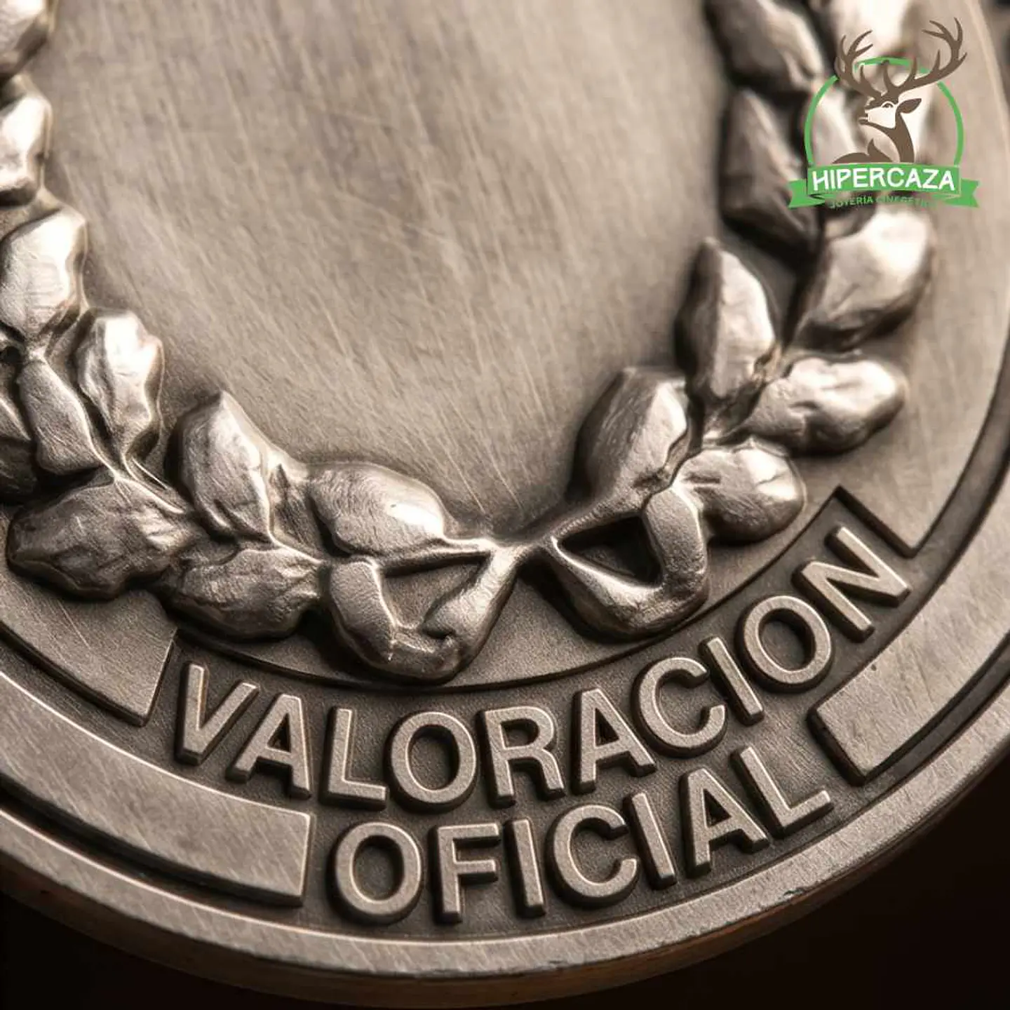 Medalla de homologación macho montés plata 6