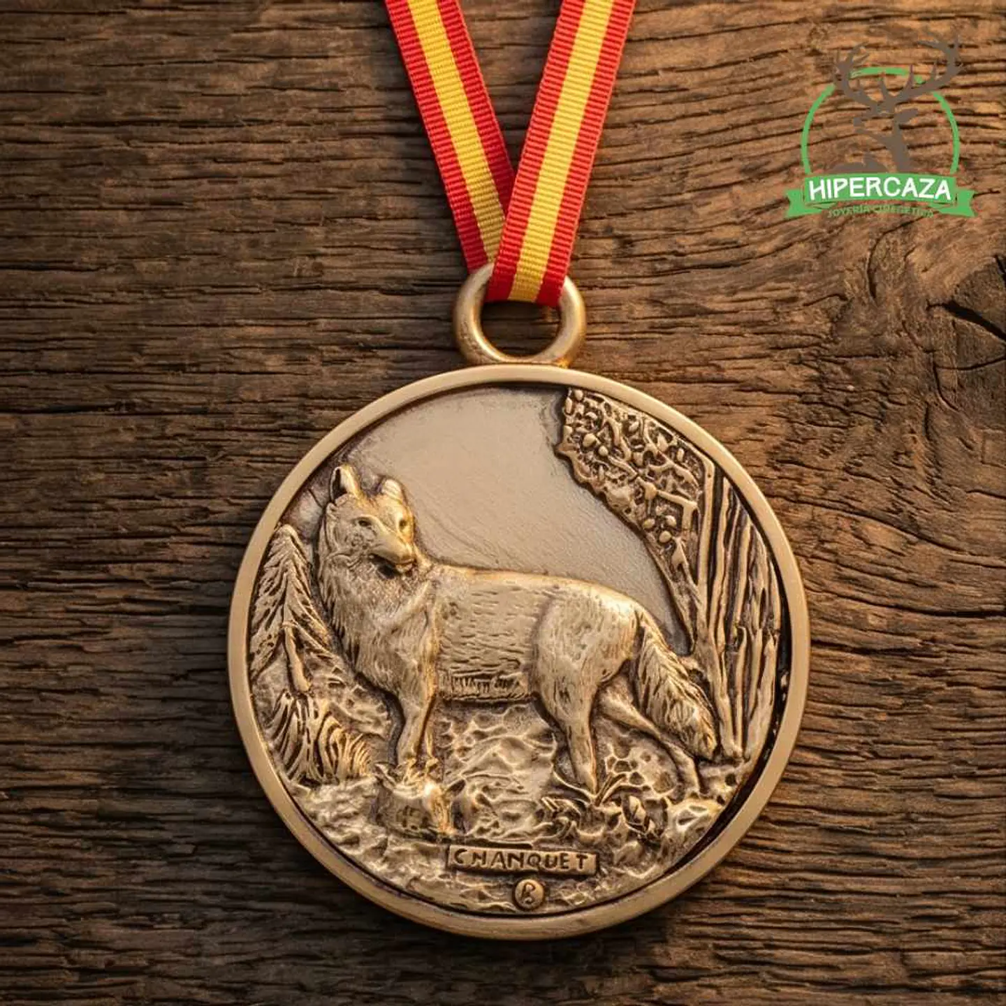 Medalla de homologación zorro oro 5