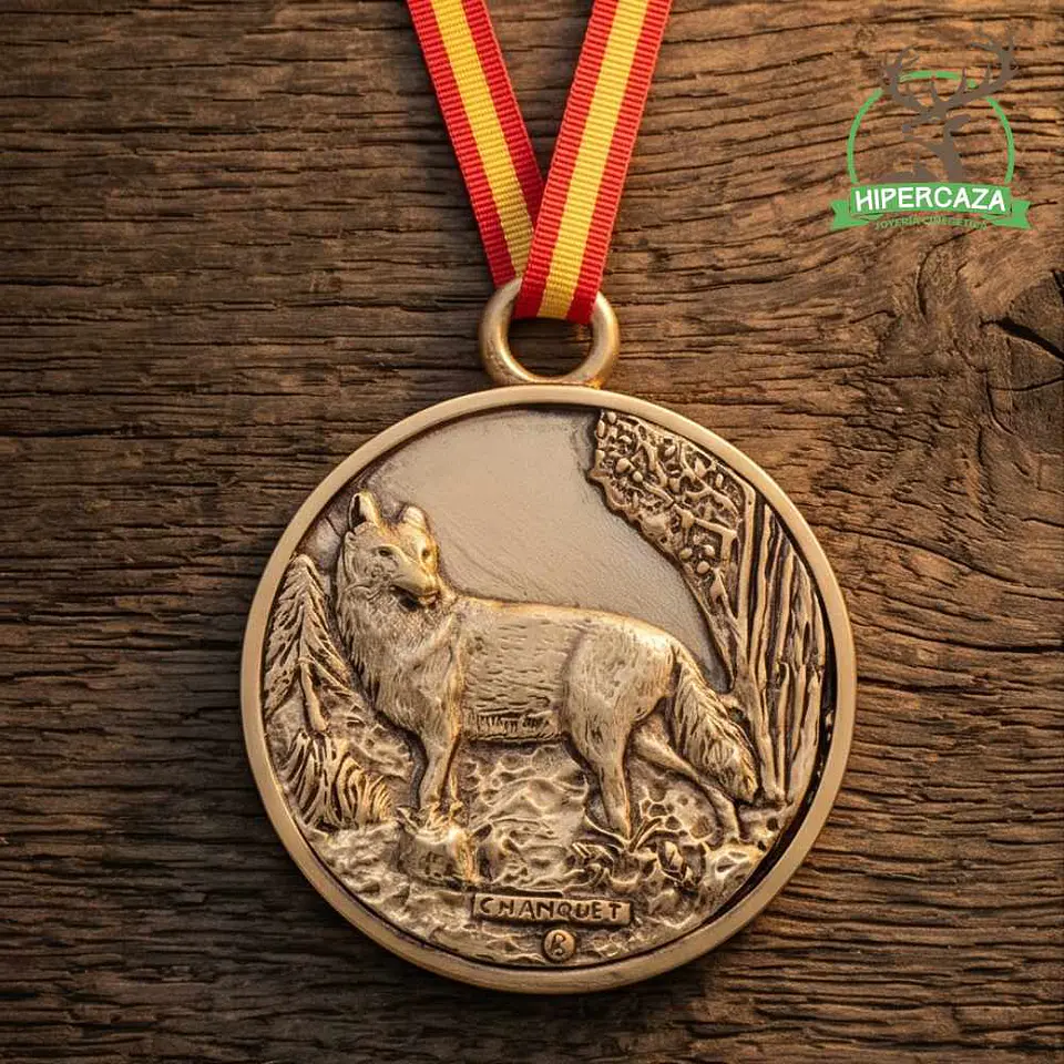 Medalla de homologación zorro oro 5