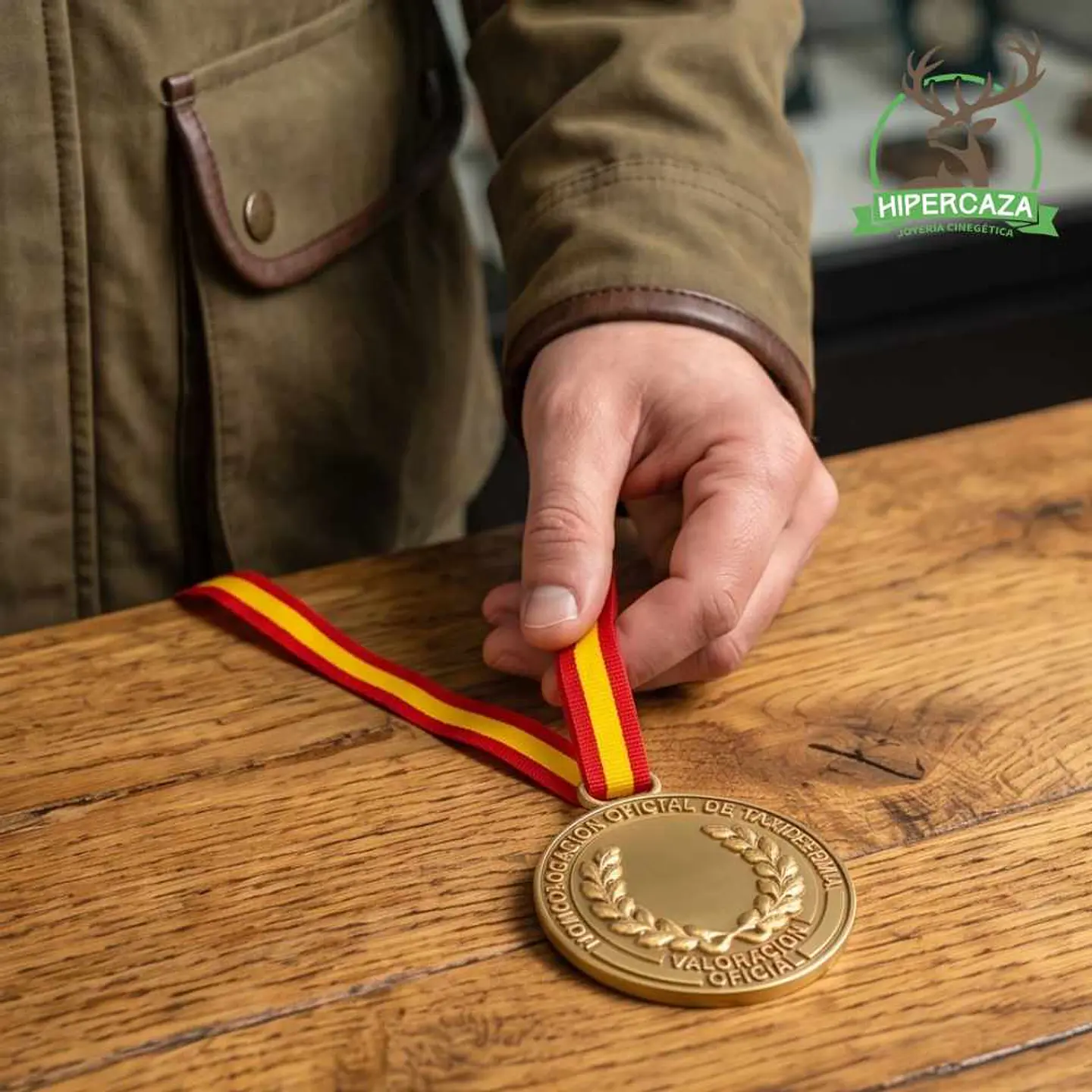 Medalla de homologación zorro oro 6