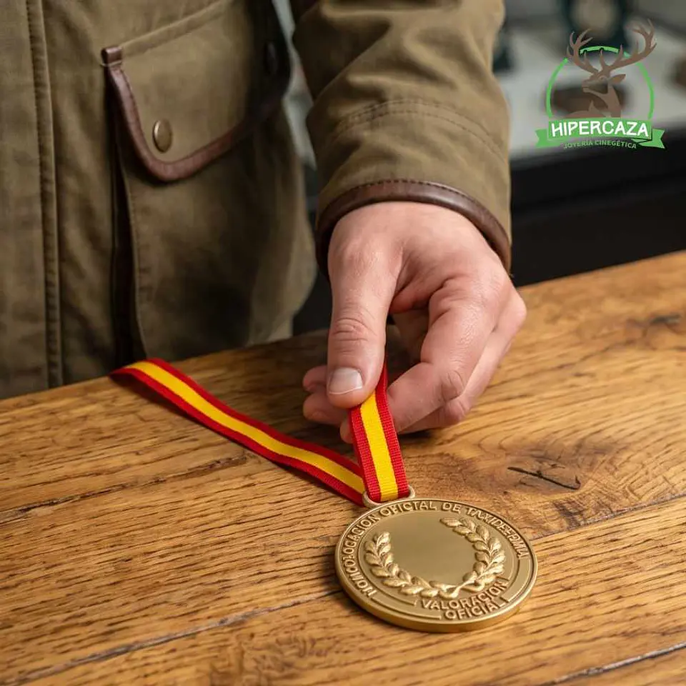 Medalla de homologación zorro oro 6