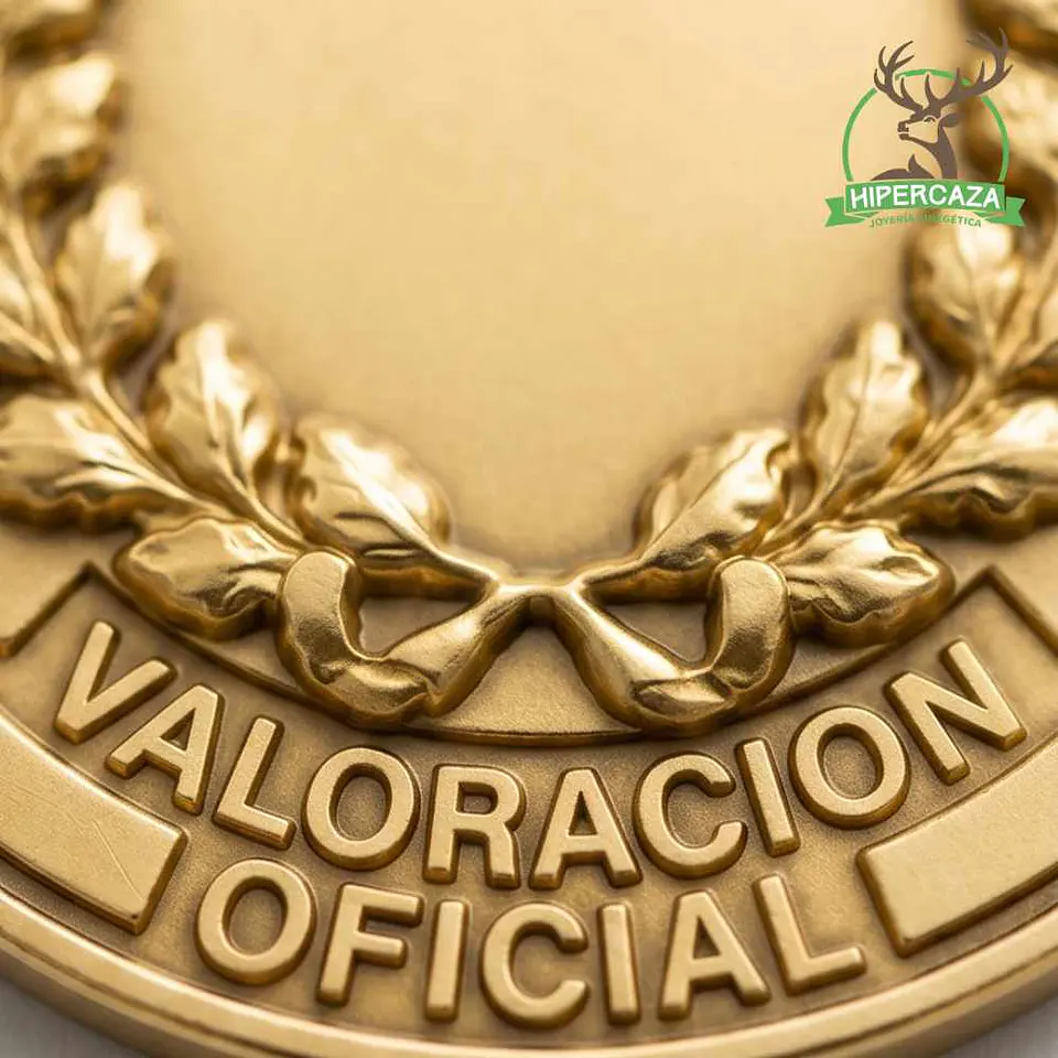 Medalla de homologación zorro oro 7