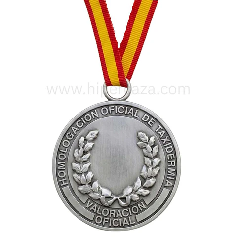 Medalla de homologación zorro plata