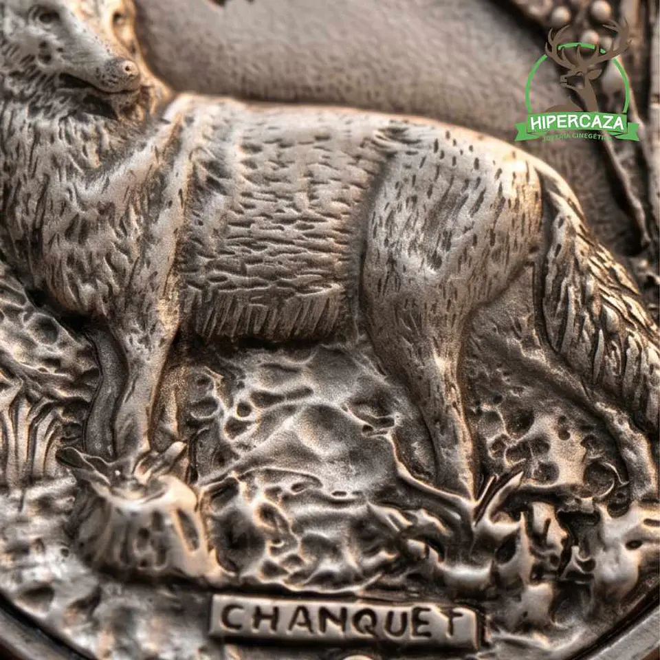 Medalla de homologación zorro plata 4