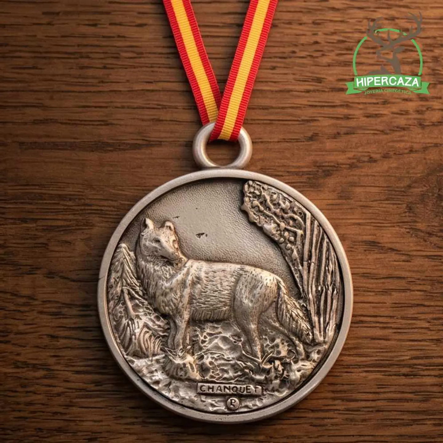 Medalla de homologación zorro plata 5
