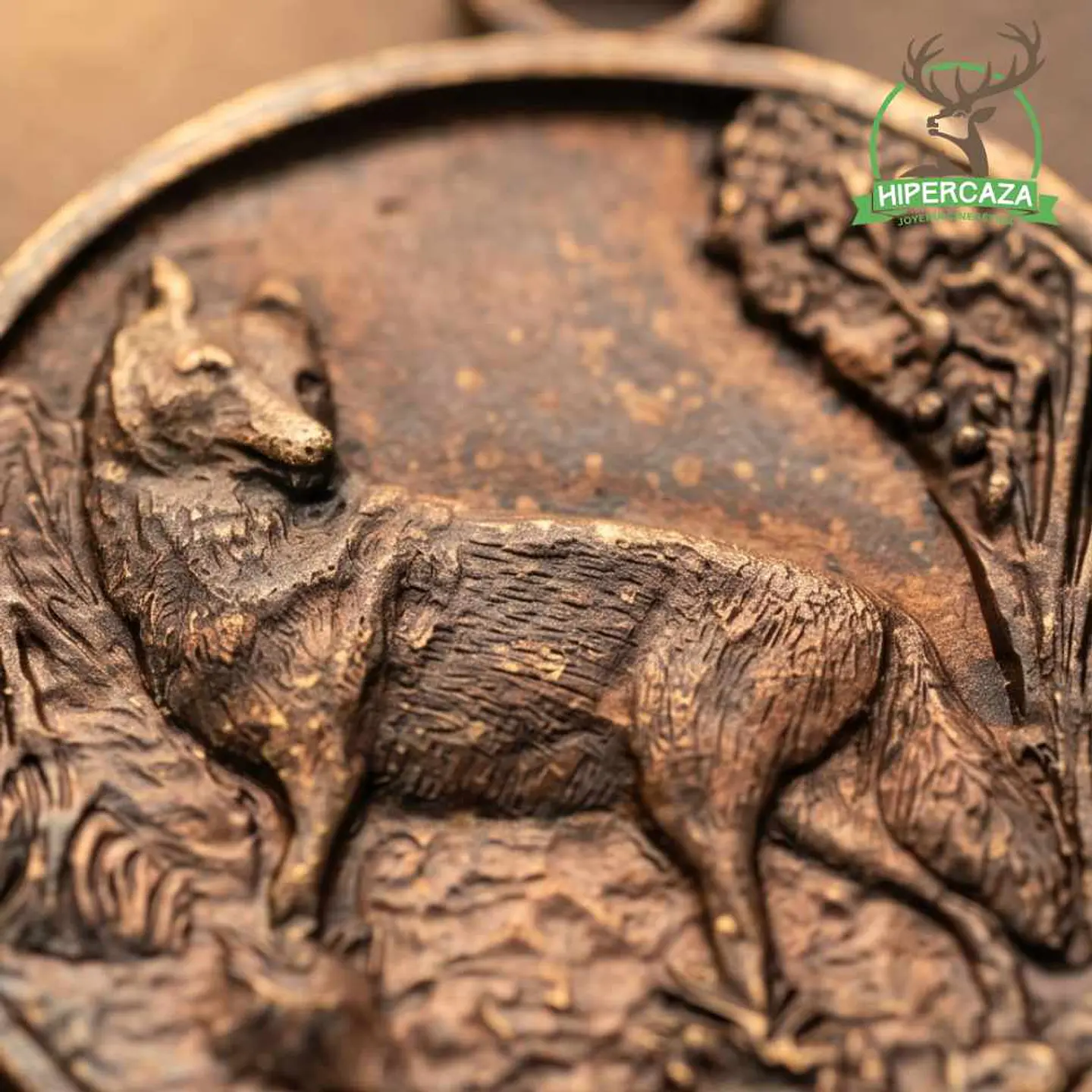 Medalla de homologación zorro bronce 3