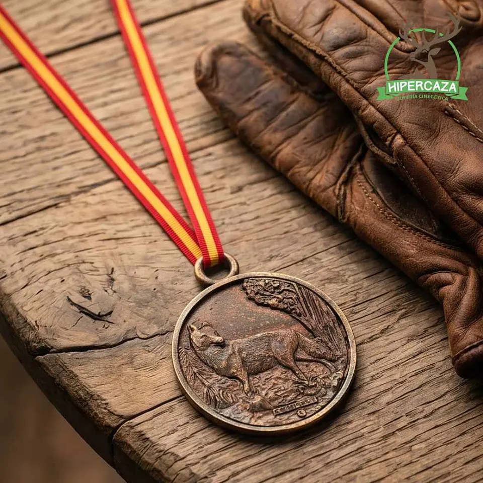 Medalla de homologación zorro bronce 4