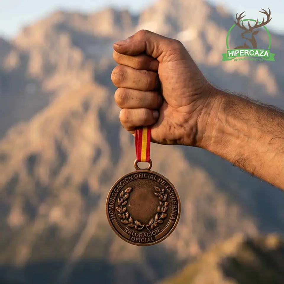 Medalla de homologación zorro bronce 5