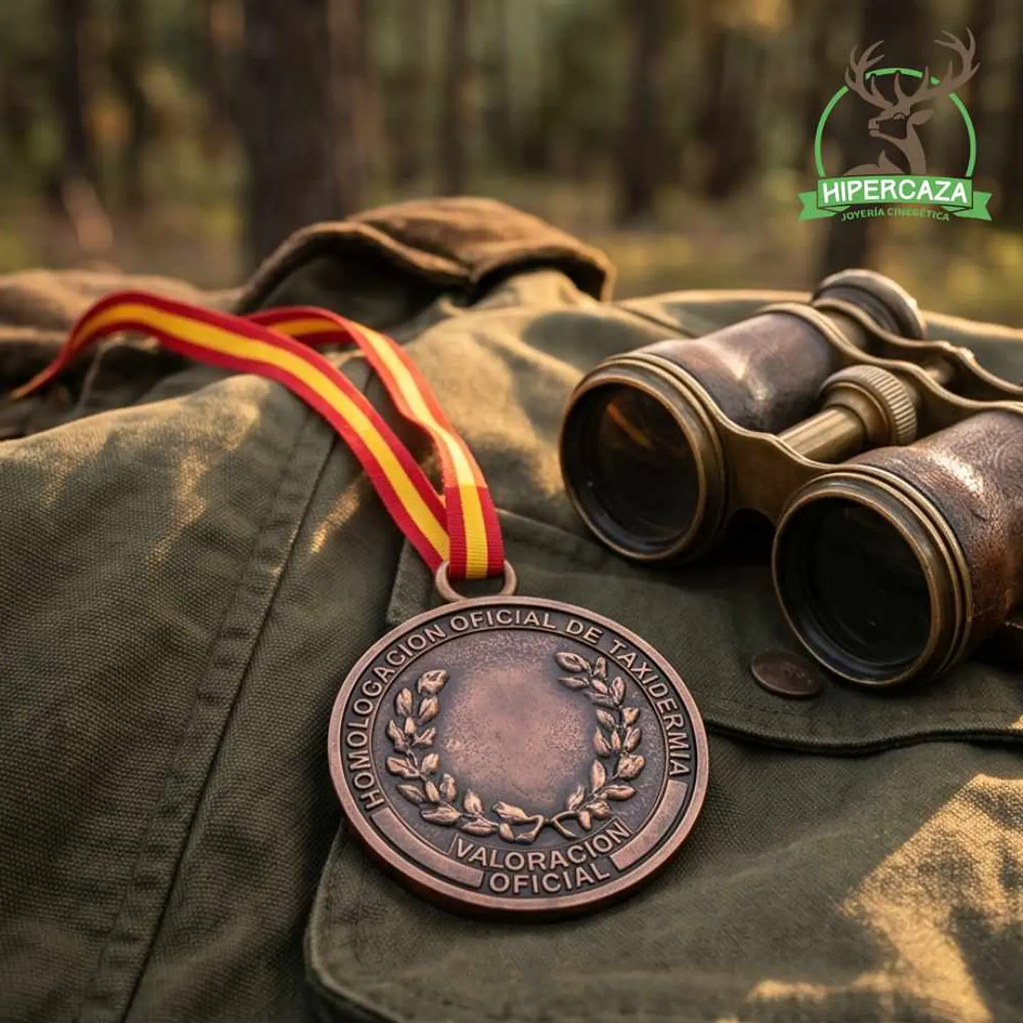 Medalla de homologación zorro bronce 7