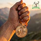 Medalla de homologación arruí oro - Miniatura 2