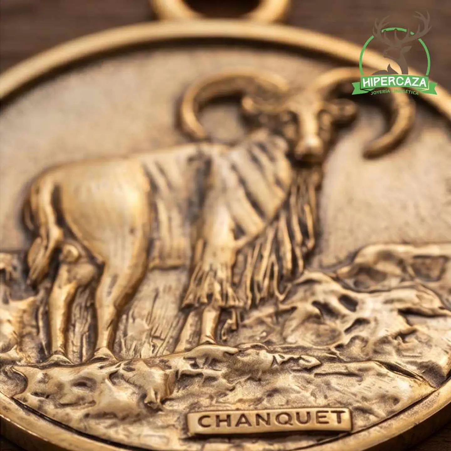 Medalla de homologación arruí oro 3