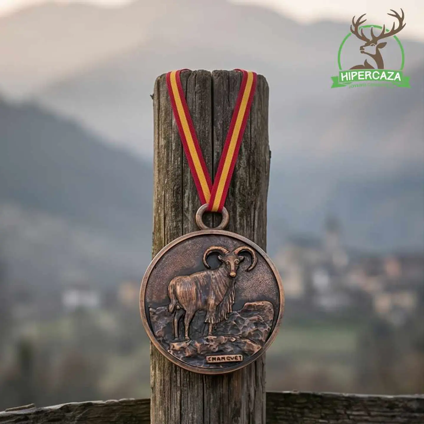 Medalla de homologación arruí bronce 3