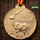 Medalla de homologación ciervo oro - Miniatura 5