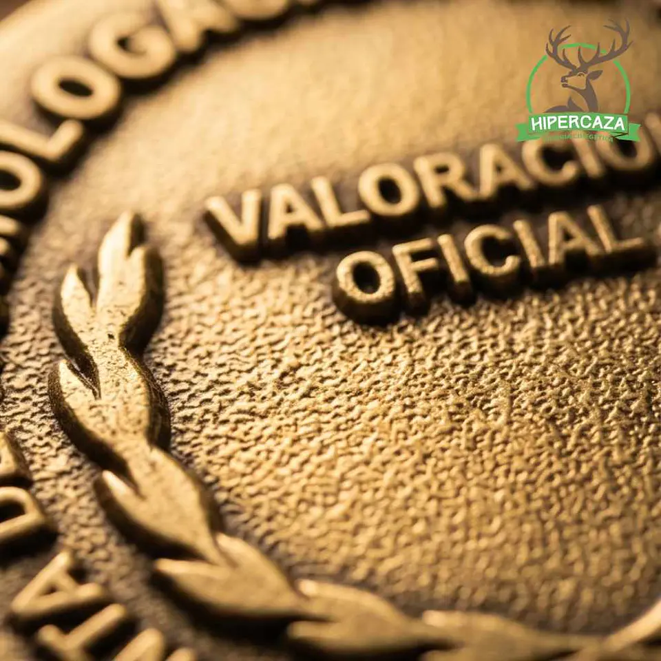 Medalla de homologación ciervo oro 7
