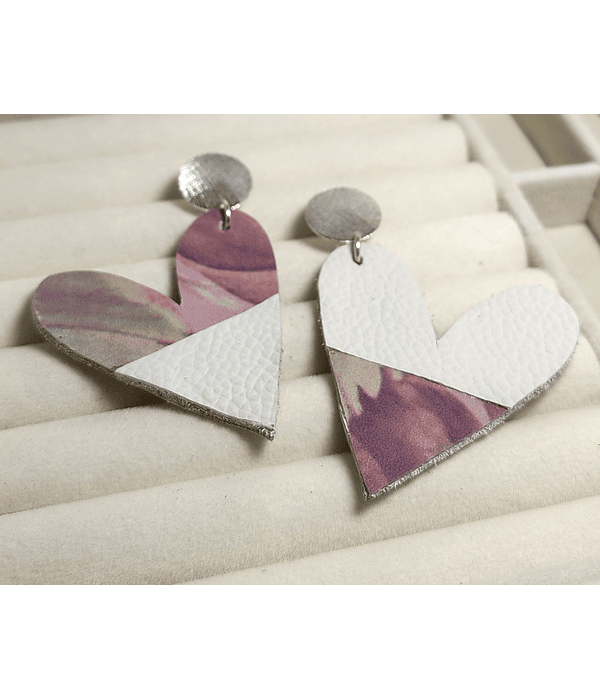 Aros Atrevida Floral Blanco